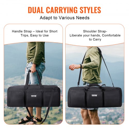 Telescope Case 30” Telescope Storage Bag with Fixed Buckles MultiPocket