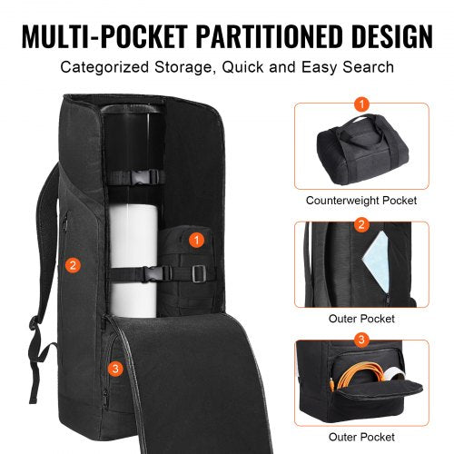 Telescope Case 299 Telescope Storage Backpack with Secure Strap Pockets