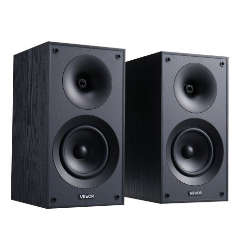 Passive Bookshelf Speaker 300W Book Shelf Stereo Speakers with 525Inch