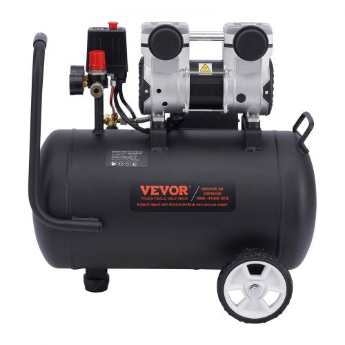 Air Compressor 8 Gallon Steel Tank 1HP 22 CFM90 PSI Oil Free Air