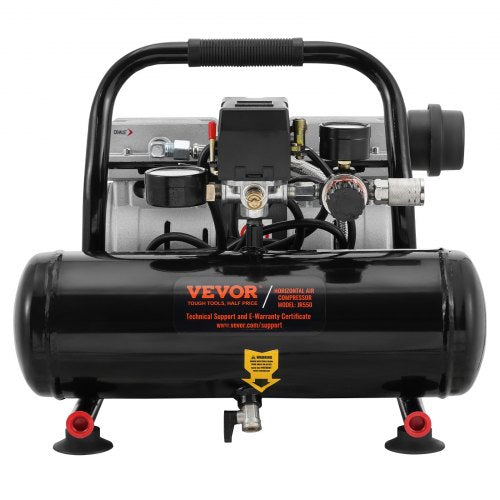 Air Compressor 1 Gallon Steel Tank 1HP 15 CFM 90PSI Oil Free Air