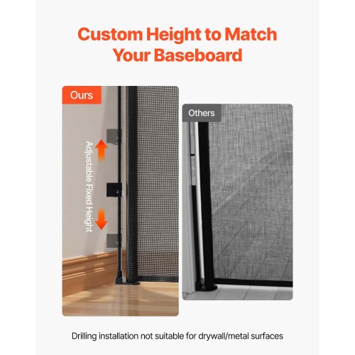 Retractable Baby Gate Extends to 163.3 inch Extra Wide 39 inch Tall
