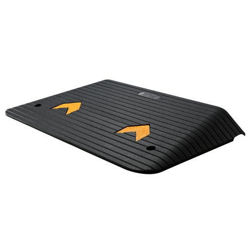 Upgraded Rubber Threshold Ramp 35 Rise Door Ramp with 1 Channel Natural