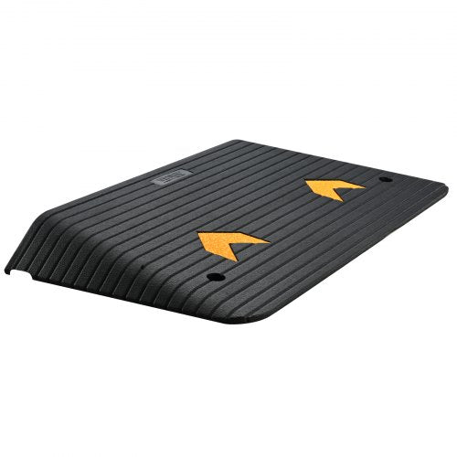 Upgraded Rubber Threshold Ramp 35 Rise Door Ramp with 1 Channel Natural