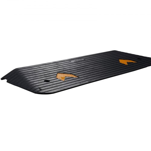 Upgraded Rubber Threshold Ramp 15 Rise Wheelchair Ramp Doorway Natural