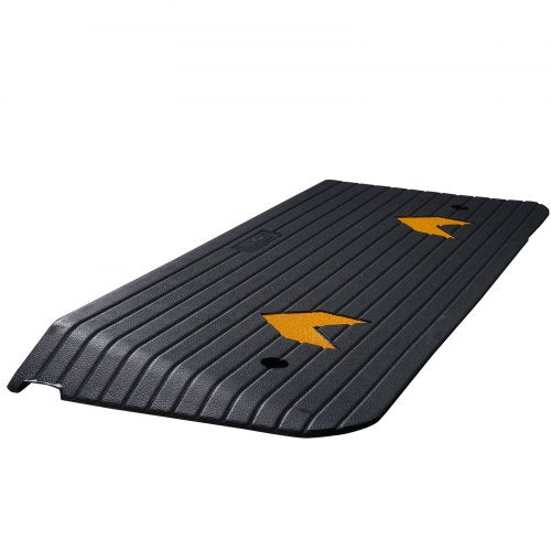 Upgraded Rubber Threshold Ramp 15 Rise Wheelchair Ramp Doorway Natural