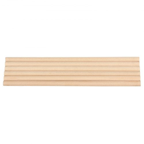 25Pcs Wooden Dowel Rods 12 x 12 Inch Natural Birch Wood Sticks Dowels