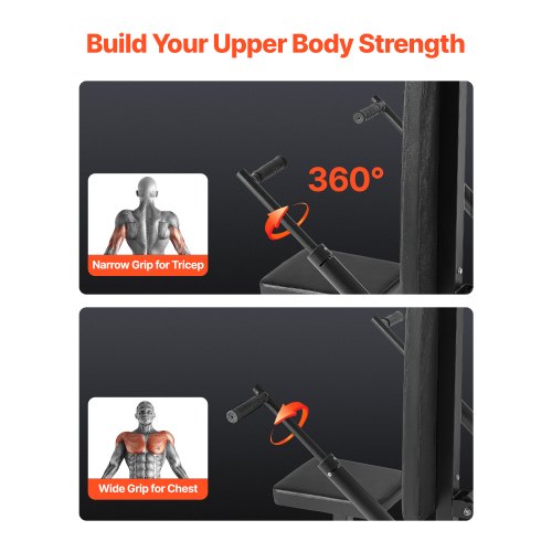 Seated Dip Machine Tricep Bicep Press Down Machine with Cable Bar