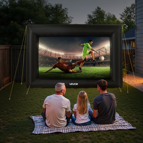 14FT Inflatable Projector Screen Inflatable Movie Screen Outdoor with 120W