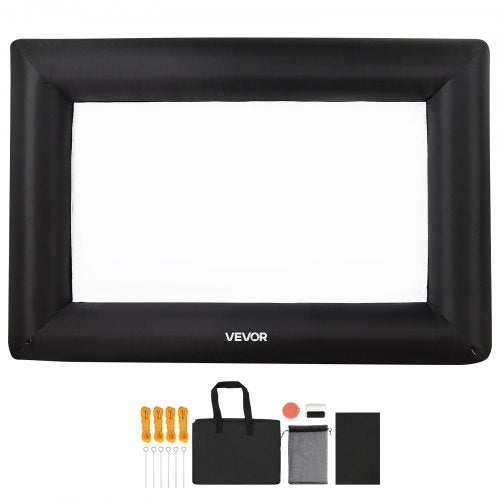 14FT Inflatable Projector Screen Inflatable Movie Screen Outdoor with 120W