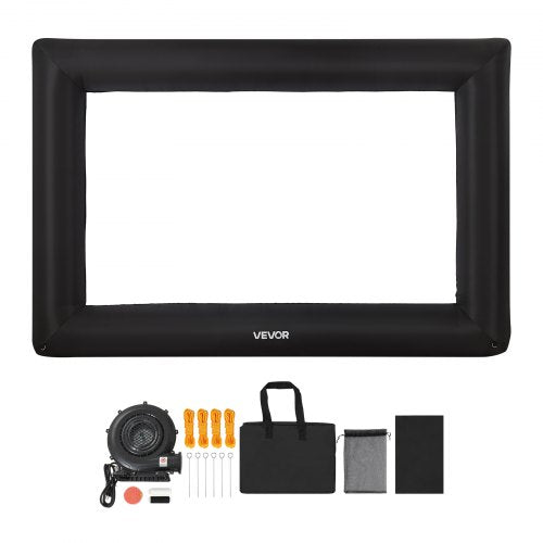 16FT Inflatable Projector Screen Inflatable Movie Screen Outdoor with 250W