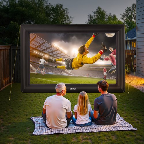 20FT Inflatable Projector Screen Inflatable Movie Screen Outdoor with 250W