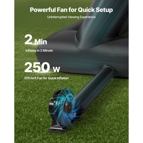 18FT Inflatable Movie Screen Inflatable Projector Screen with Portable