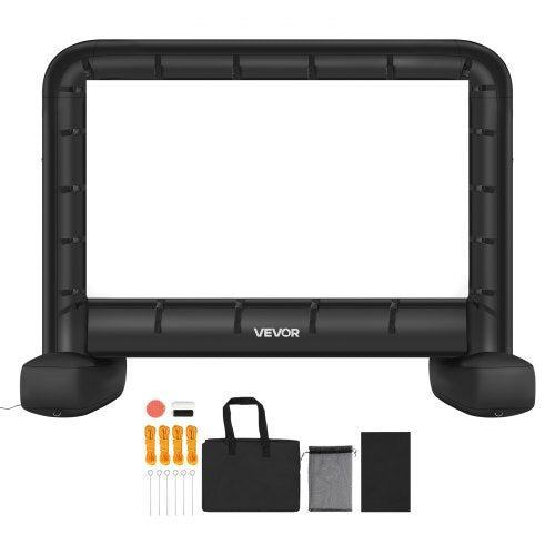 14 ft Inflatable Movie Screen 600D Washable Inflatable Projector Screen