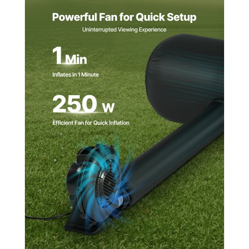 16FT Inflatable Movie Screen Inflatable Projector Screen with Portable