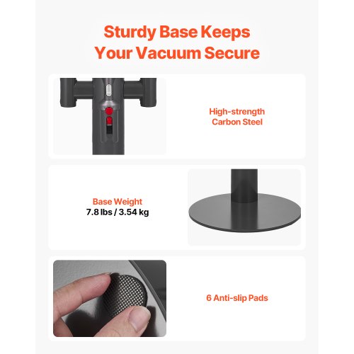 Vacuum Stand Compatible With Dyson V7 V8 V10 V11 V12 V15 SV10 SV12 SV14
