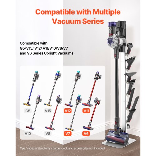 Vacuum Stand Compatible with Dyson G5 V15 V12 V11 V10 V8 V7 V6 Series