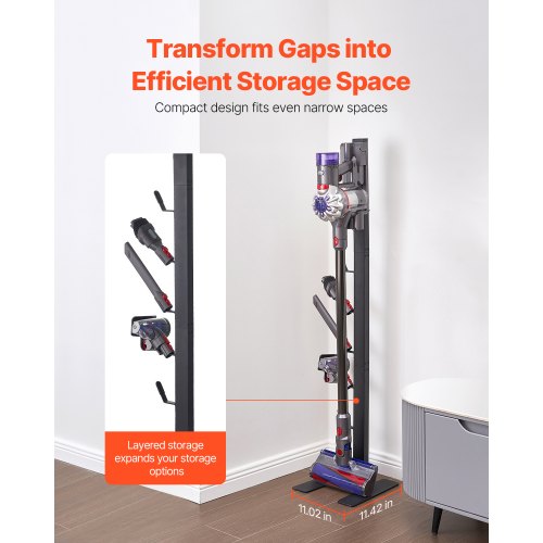 Vacuum Stand Compatible With Dyson V6 V7 V8 V10 V11 V15 Stable Vacuum