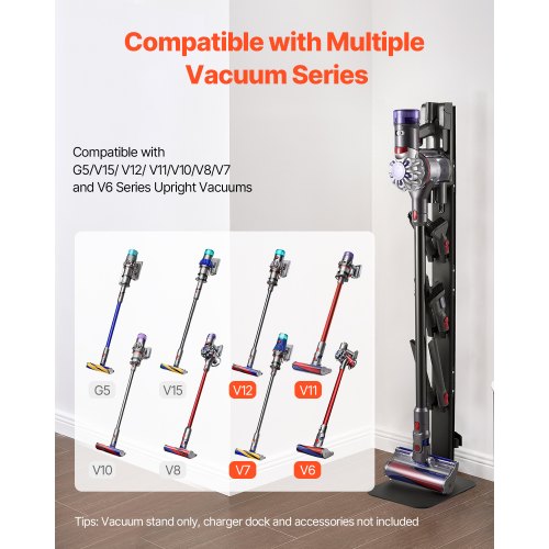 Vacuum Stand Compatible with Dyson G5 V15 V12 V11 V10 V8 V7 V6 Series