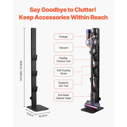 Vacuum Stand Compatible with Dyson G5 V15 V12 V11 V10 V8 V7 V6 Series