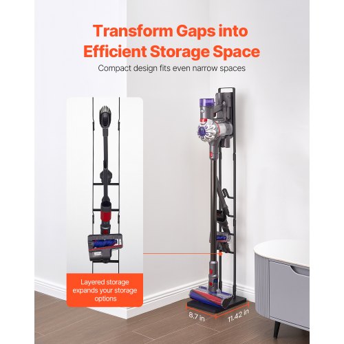 Vacuum Stand Compatible With Dyson V6 V7 V8 V10 V11 V15 Stable Vacuum 1