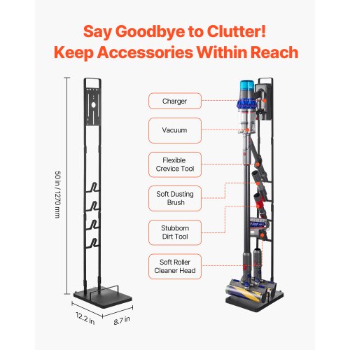 Vacuum Stand Compatible With Dyson V6 V7 V8 V10 V11 V15 Stable Vacuum 2