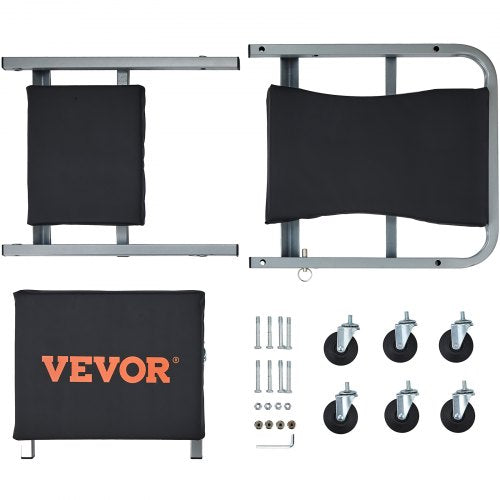 2 in 1 Z Creeper Seat Rolling Chair Auto Mechanics Shop Garage Work Stool – 300L