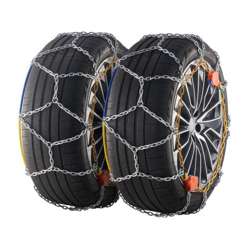 Auto Tightening Snow Chains Diamond Mesh Traction Wheel Chains for Antislip