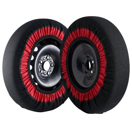 Thickened Snow Socks for Tires Polyester Fiber Tire Socks with Elastic
