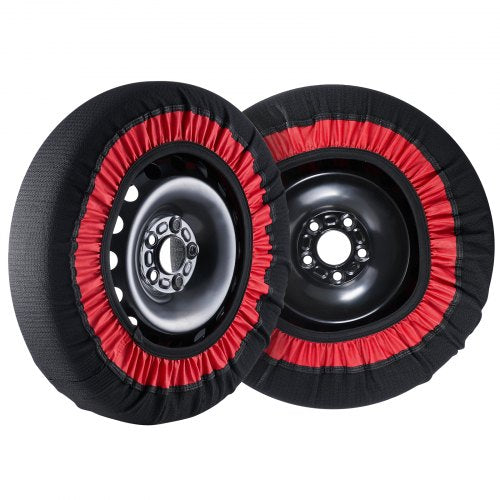 Thickened Snow Socks for Tires Polyester Fiber Tire Socks with Elastic
