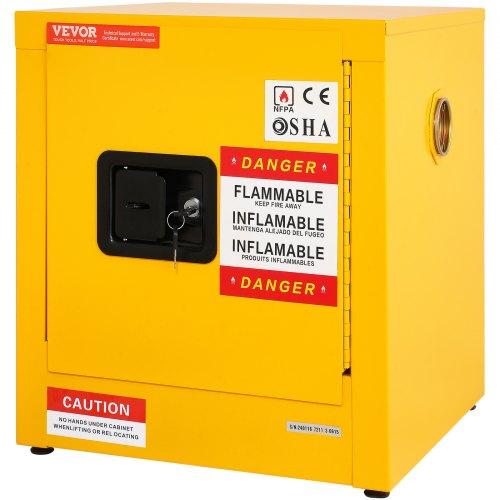 Flammable Cabinet 169 x 169 x 182 Galvanized Steel Safety Cabinet