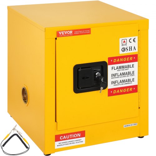 Flammable Cabinet 169 x 169 x 182 Galvanized Steel Safety Cabinet