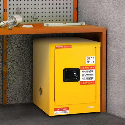 169 x 169 x 22 Flammable Cabinet Galvanized Steel Safety Cabinet