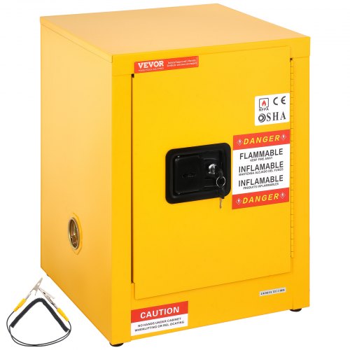169 x 169 x 22 Flammable Cabinet Galvanized Steel Safety Cabinet