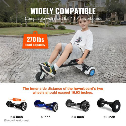Hoverboard Seat Attachment for 65 8 85 10 Hoverboards Dual Shock