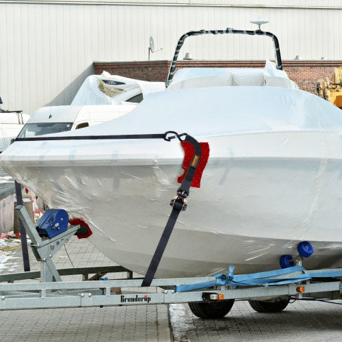 Ratchet Tie Down Straps 4PK 2200 lb Max Break Strength Includes 4