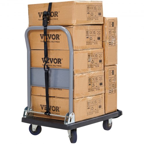 Ratchet Tie Down Straps 4PK 2200 lb Max Break Strength Includes 4