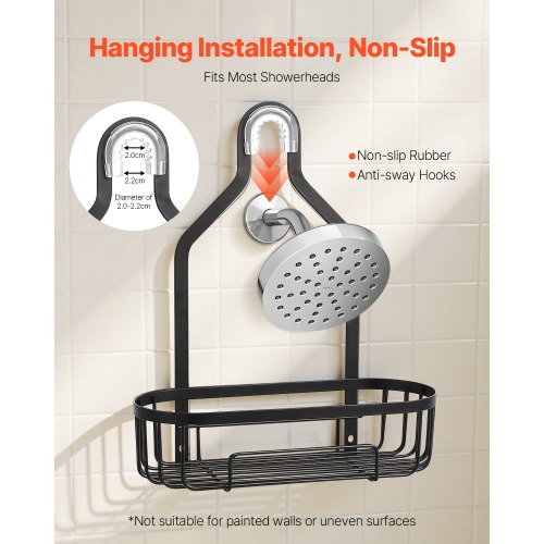 Shower Caddy 3Tier Hanging Bathroom Shower Storage Organization Shelves