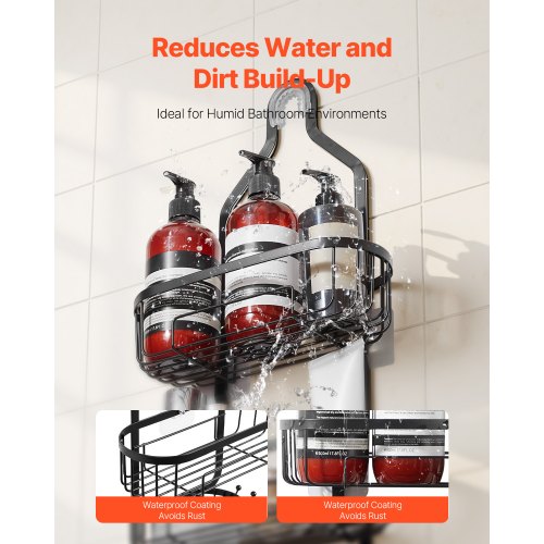 Shower Caddy 3Tier Hanging Bathroom Shower Storage Organization Shelves