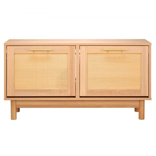 Entryway Shoe Bench 394 x 118 x 20.9 Inch RattanLike Shoes Bench with 2