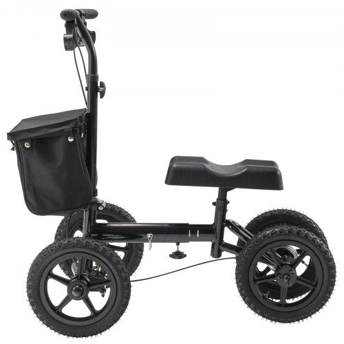 Folding Knee Scooter Aluminum Steerable Knee Walker with HeightAdjustable