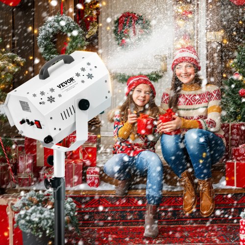 Snow Machine 1200W Snow Making Machine with Height Adjustable Stand