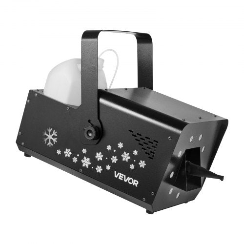 1500W Snow Machine with RGB DMX512 Signal Control 9 LED Lights Wireless