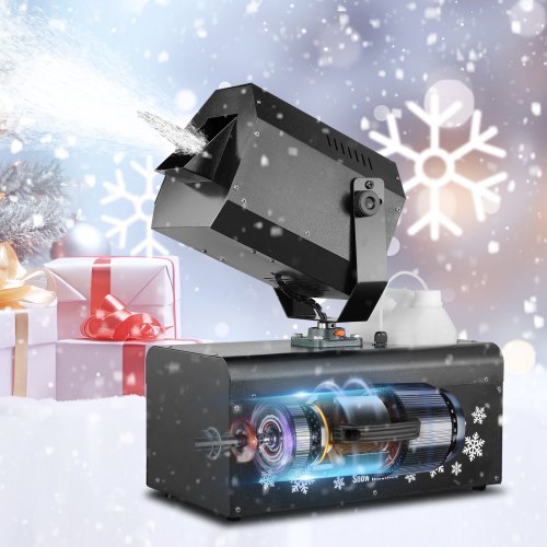 Snow Machine 2000W Wireless Remote Swing Snow Making Machine for Holiday