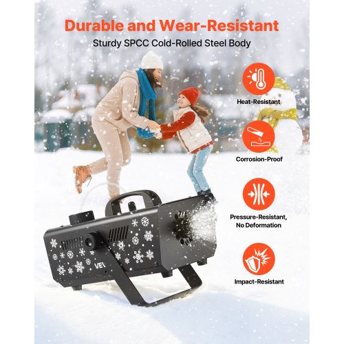 Snow Machine 650W HandheldHanging Fake Snow Maker Snowmaking Machine