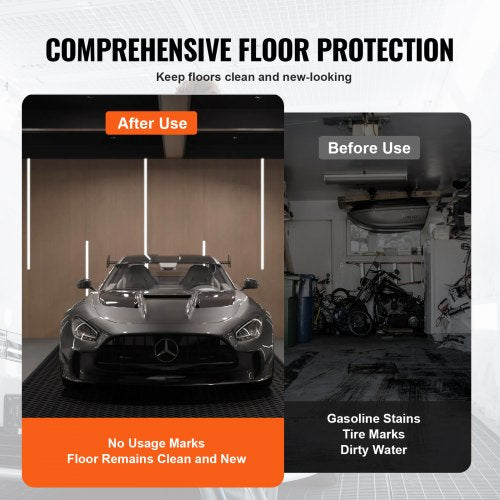 DiamondPlate Rubber Flooring Roll 3 mm x 4 ft x 15 ft Garage Floor Mat