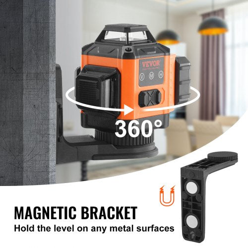 100ft Self Leveling Laser Level Manual Green 3 x 360° Cross Line Laser