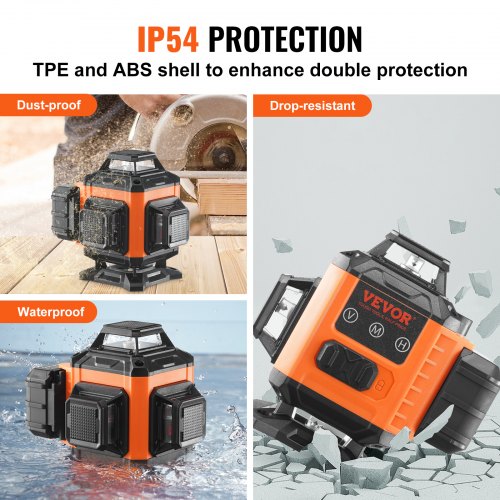 Laser Level 100ft Self Leveling Manual Green 4 x 360° Cross 16 Line Laser