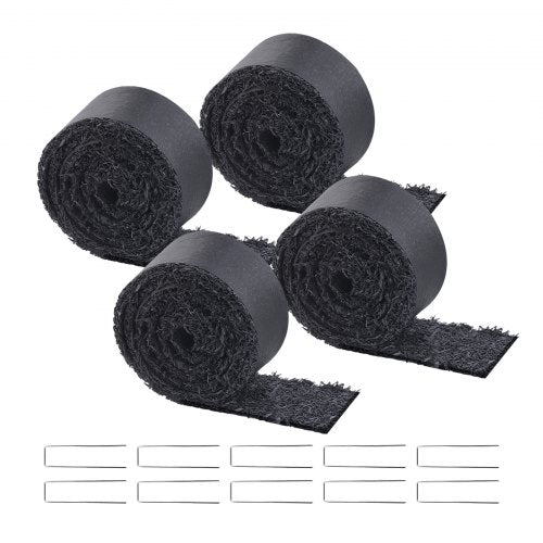 Rubber Mulch for Landscaping 4 Rolls Recycled Rubber Mulch Mat 120 x 45