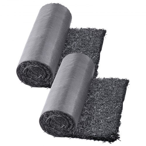 Rubber Mulch for Landscaping 2 Rolls Recycled Rubber Mulch Mat 96 x 22